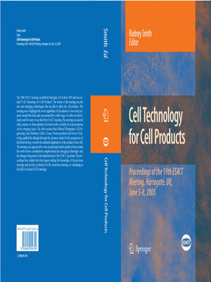 cover image of Cell Technology for Cell Products
